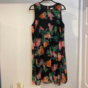Never worn Calvin Klein floral loose dress